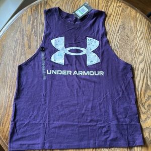 NWT - Purple Under Armor Sleeveless Tank, Size L